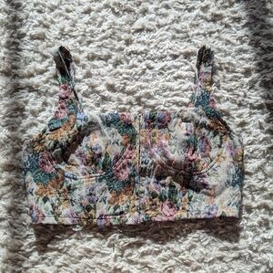 Floral crop top